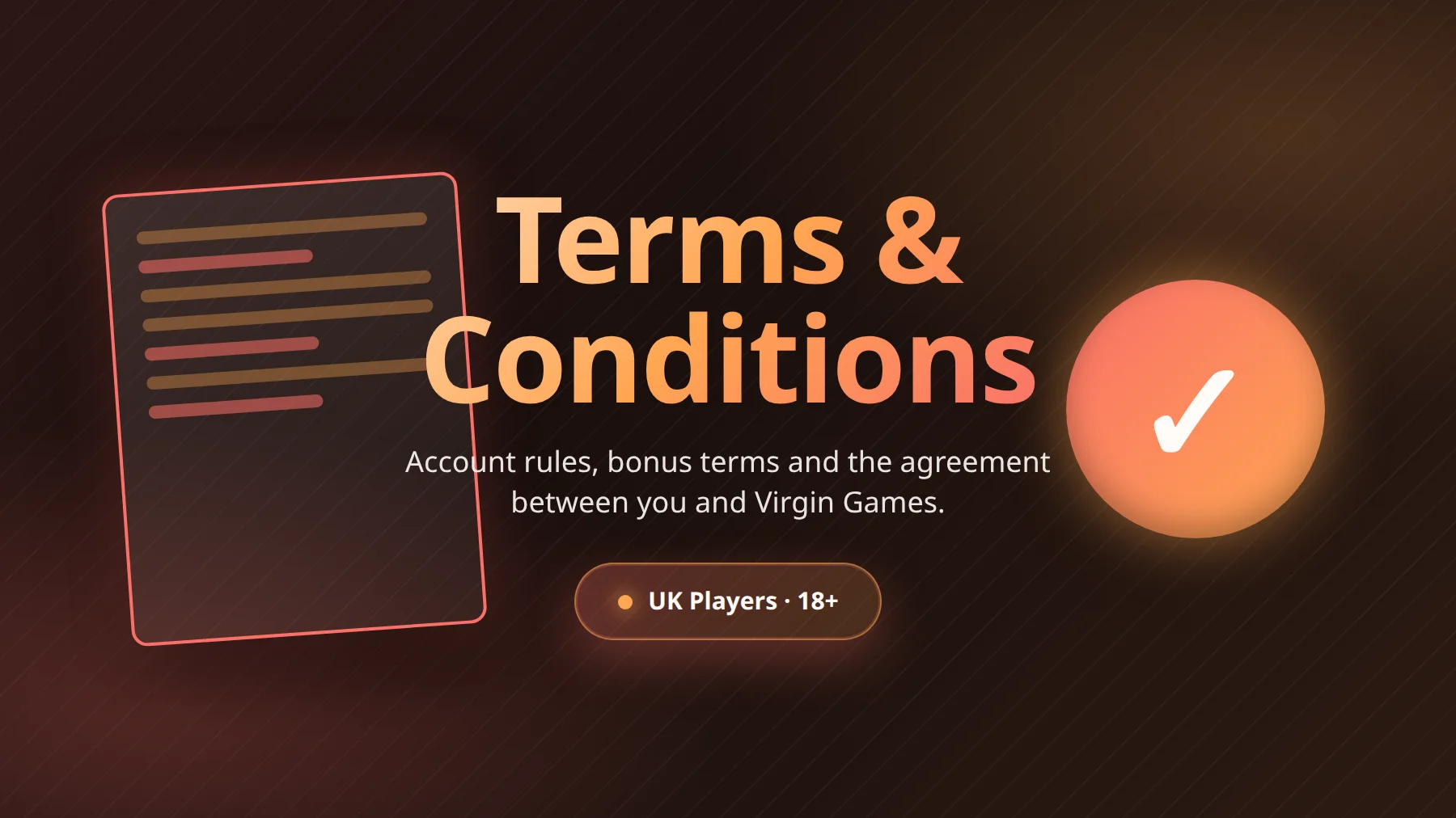 Virgin Games Casino terms and conditions plain-English summary for UK players